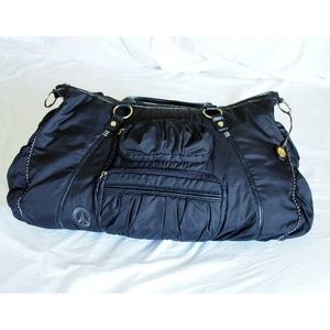 Sakroots Black Peace Artist Duffel Bag